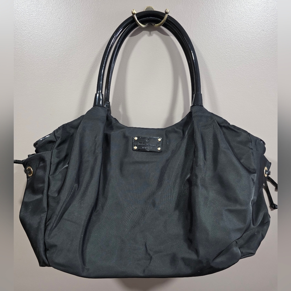 Kate Spade Black Nylon Tote Bag